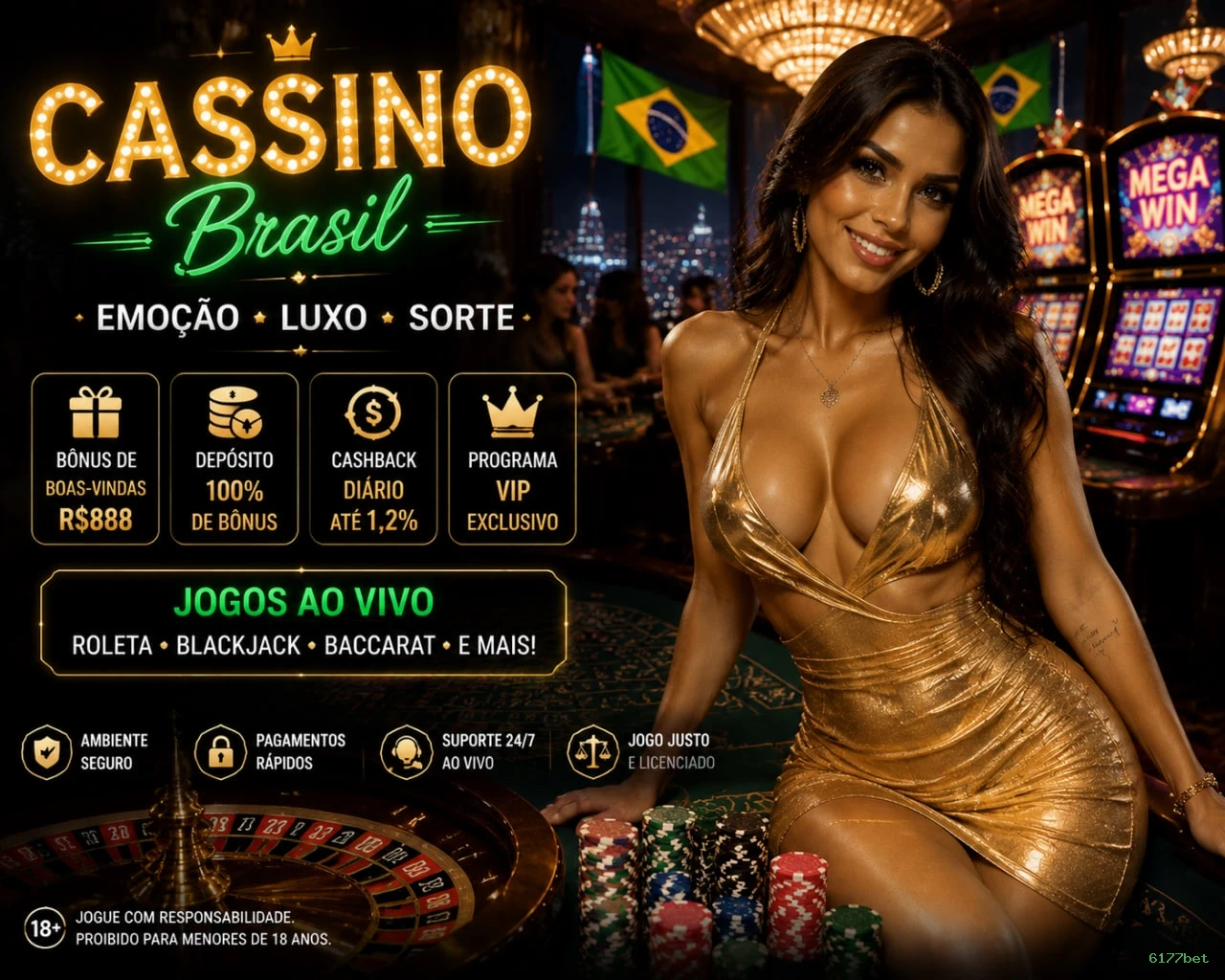 Bônus boas-vindas 6177bet R$100